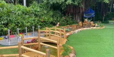 极亚智能水桩：红树西岸幼儿园首选水桩，让孩子玩得尽兴