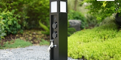 安全、便捷的居家水电体验，庭院水电桩