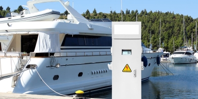 游艇码头水电桩（marina power pedestal）的应用
