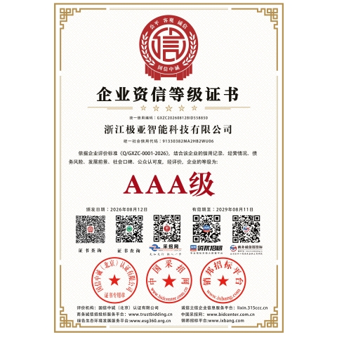 企业资信等级证书