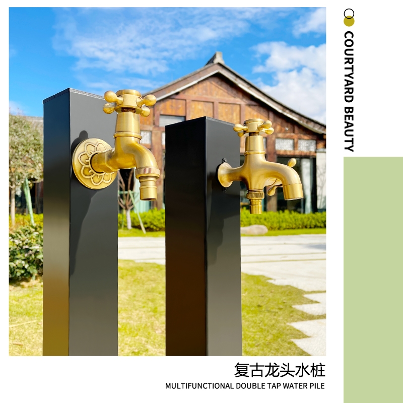 庭院方桩-黑色