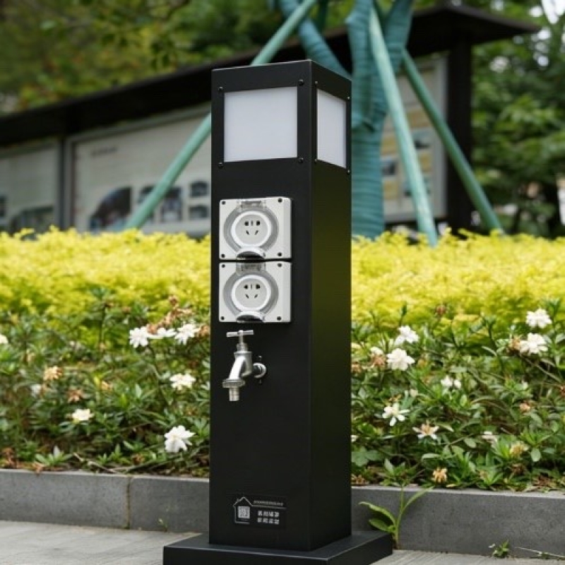 景区专用水电桩户外防水 智能扫码供电供水设备GRWE801515