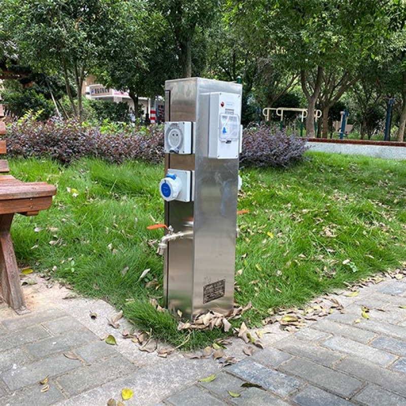 智能水电桩 房车营地专用 户外文旅智能供水供电设备GRWE802015