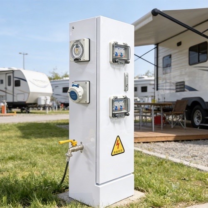 户外智能水电桩房车营地扫码水电桩GRWE802520 