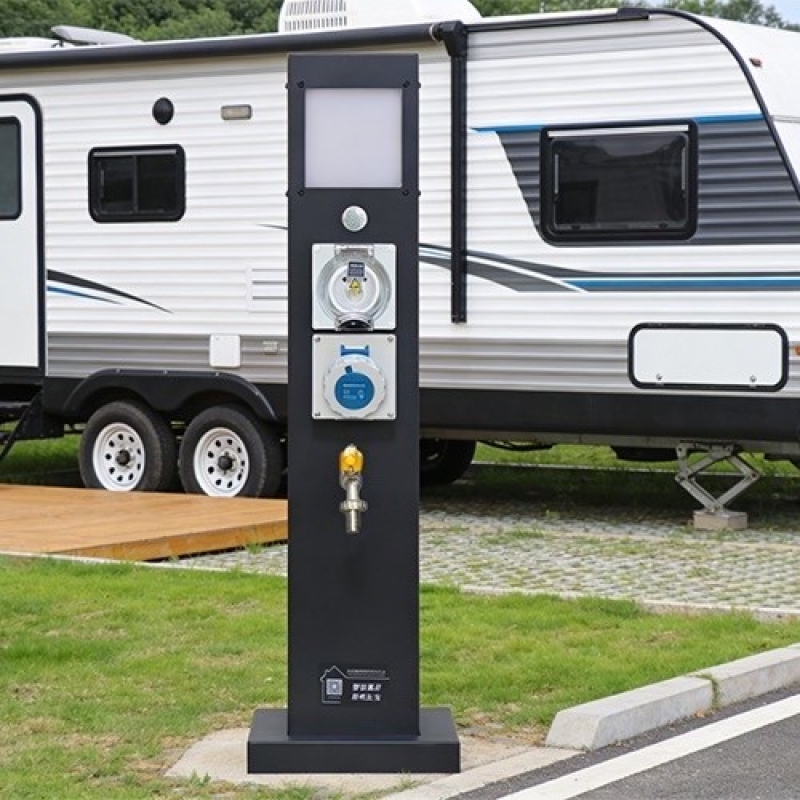 户外智能水电桩扫码防水水电桩厂家GRWE801515S-R-SA 