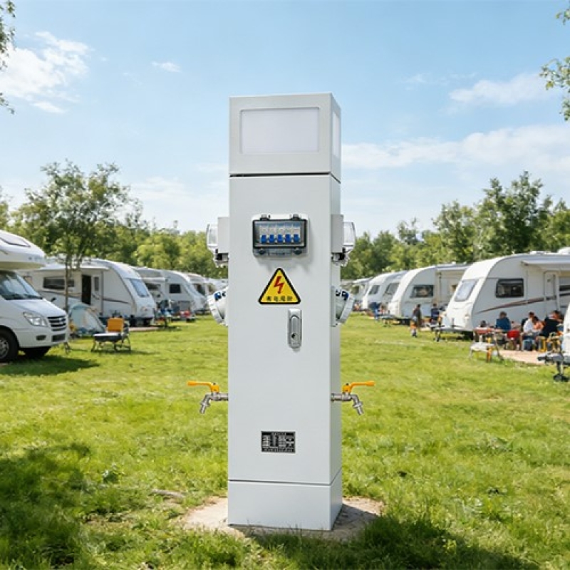 房车营地水电桩智能户外水电一体桩GRWE1002520D-R
