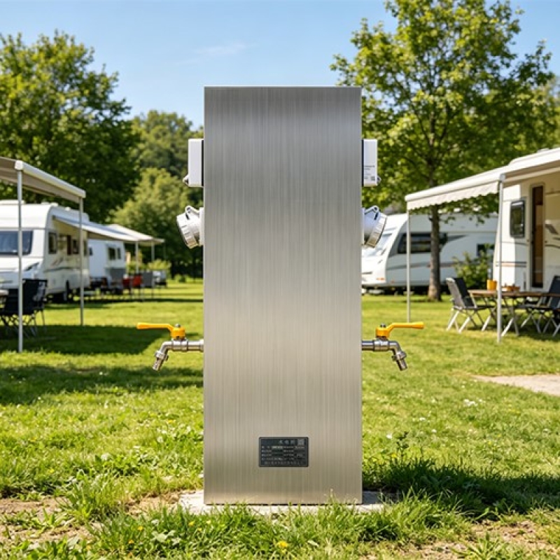 房车营地智能水电桩户外扫码水电桩厂家GRWE803020D 