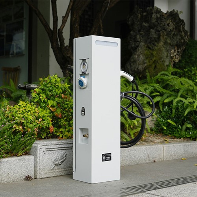 别墅庭院水电一体充电桩家用智能安全充电供水GREC952025 