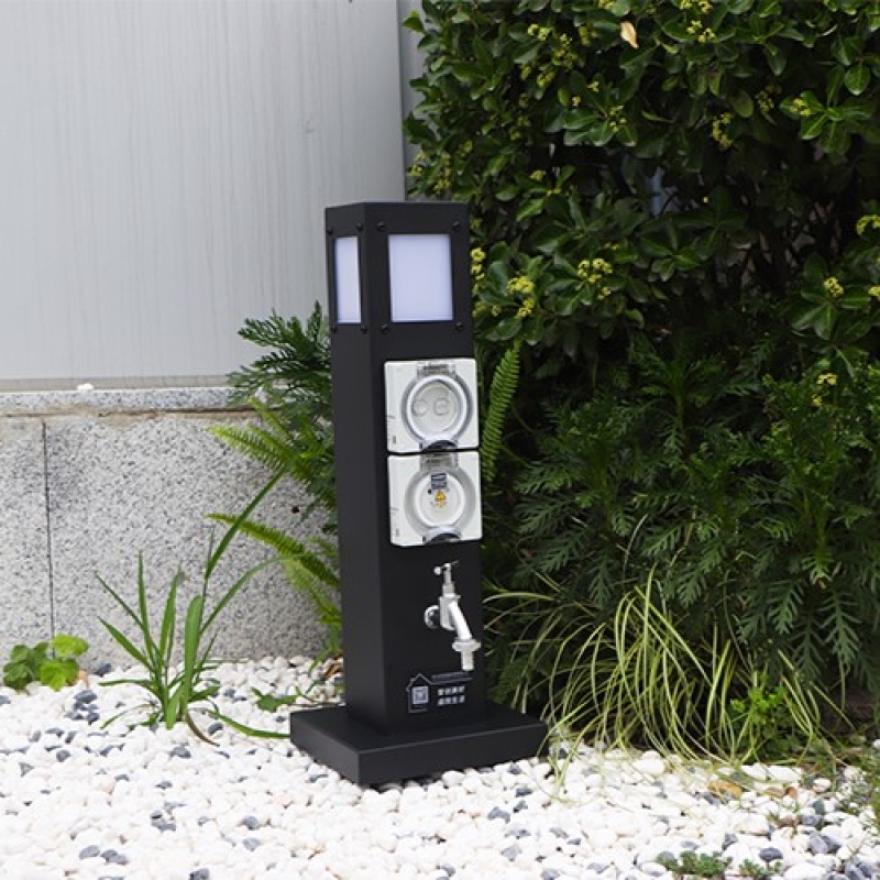 庭院水电桩 别墅庭院专用 防水智能水电一体桩GRWE601212