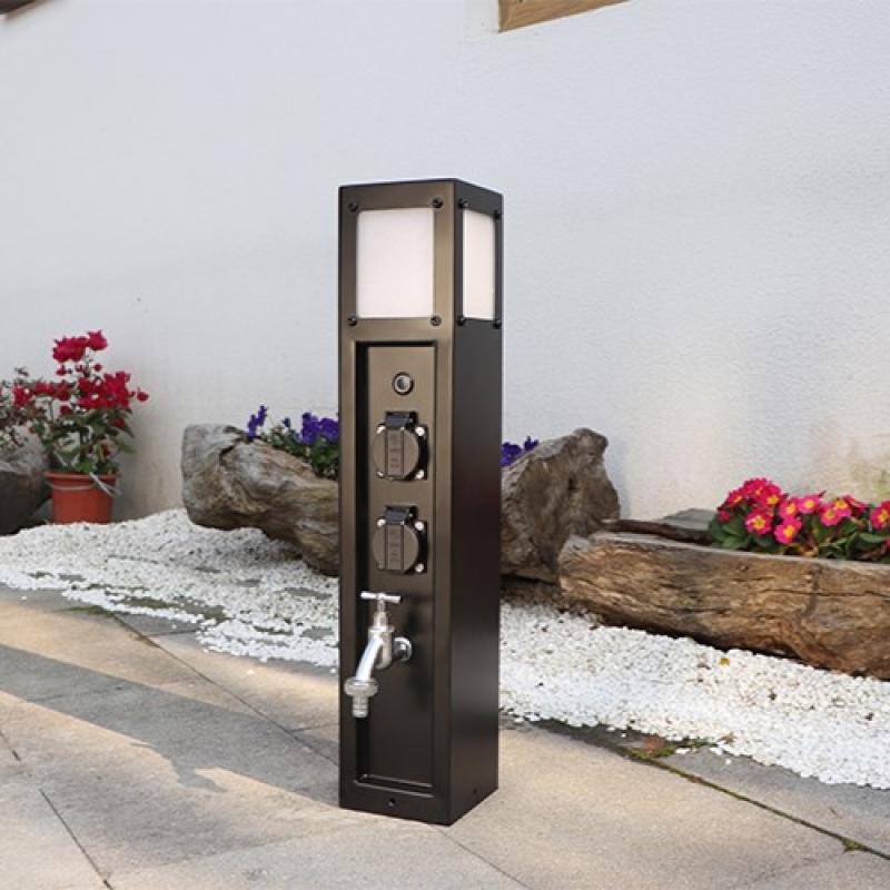 庭院水电桩 别墅庭院专用 防水智能水电一体桩GRCT601212