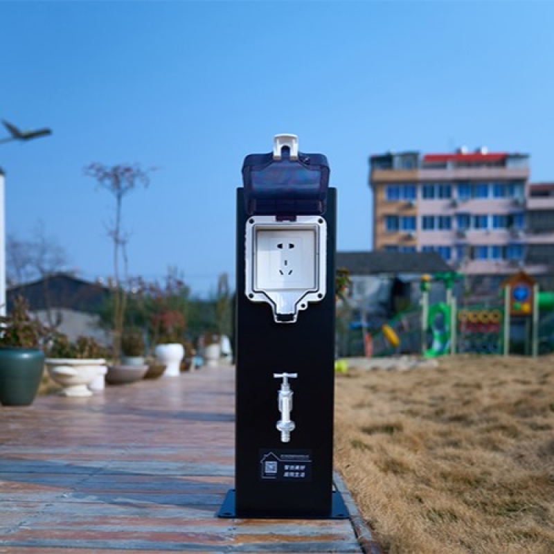 景区专用水电桩户外极寒防水智能扫码供电供水设备GRWE501515S 