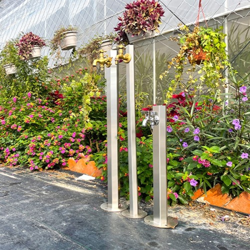 户外立柱水龙头六角防冻六角立柱水桩庭院景区房车营地专用GRW607276