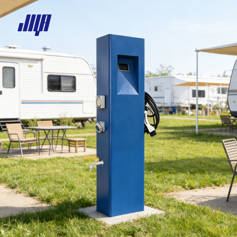 充电用水一体桩户外房车营地智能水电桩GREC140 