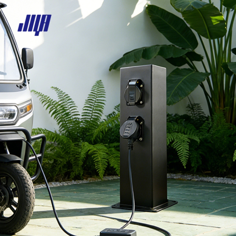 小型户外插座柱 户外防水便捷式插座柱GRES401010