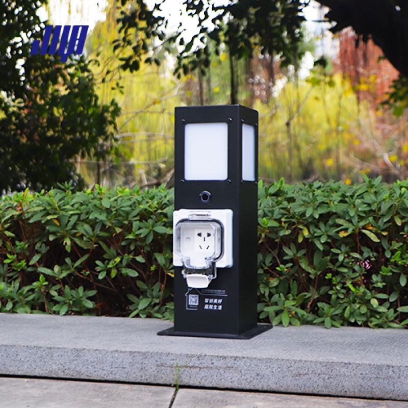 别墅庭院景观户外防水插座桩 3C 认证庭院电桩GRES (B) 401212 