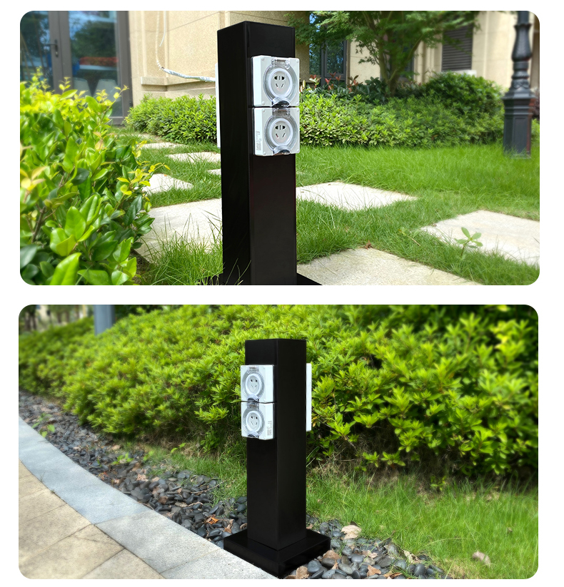 庭院电桩细节展示