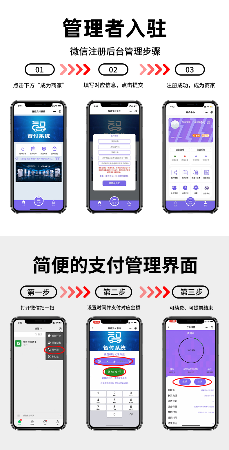 智能水电桩管理系统