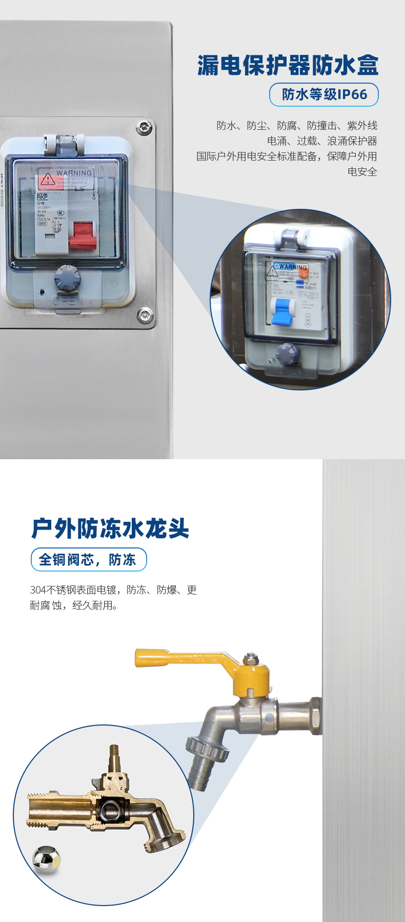 智能水电桩细节展示