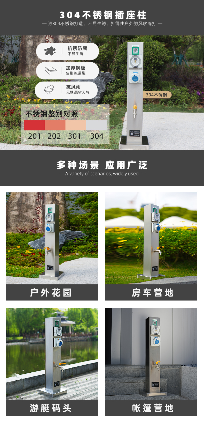 智能水电桩适用场景