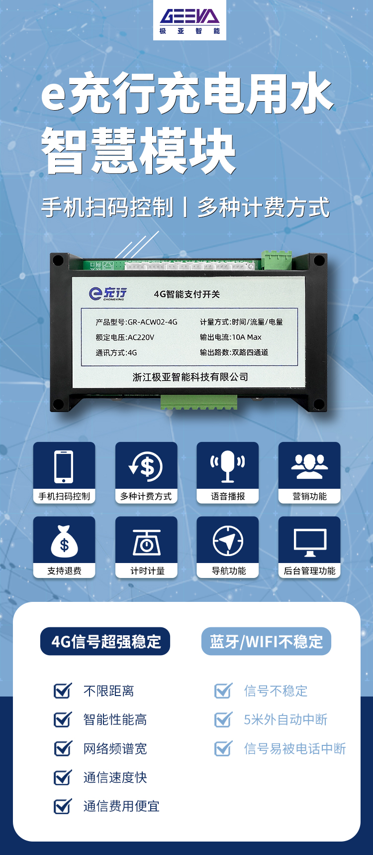 e充行充电用水智慧模块