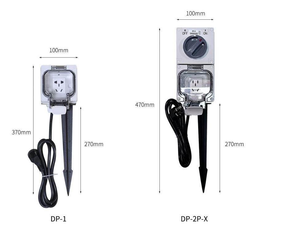 DP-01花园草坪地插正面图