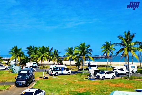 海口椰林海滨房车露营地 南岛北岸营地实景